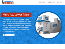Tablet Screenshot of ncicehouse.com